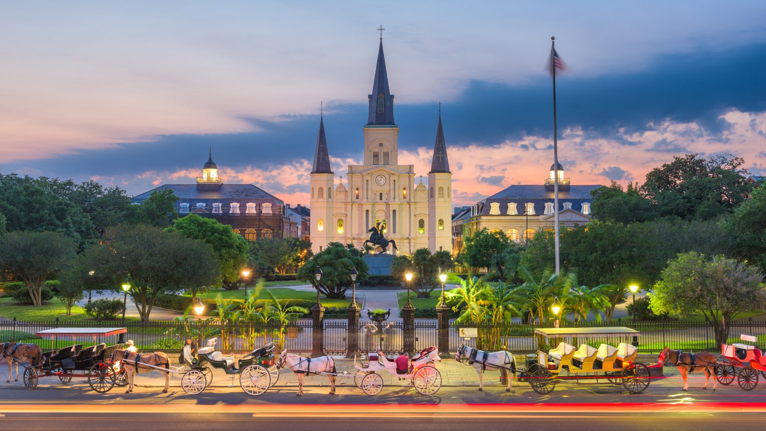 New Orleans, Louisiana at Jackson Square