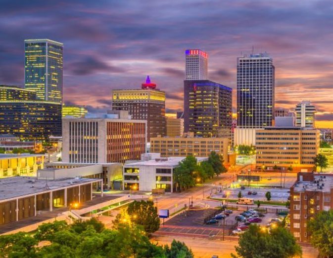 Tulsa, Oklahoma, USA Skyline
